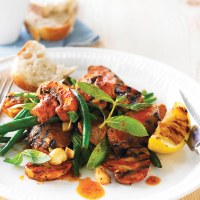 Barbecue Mushroom & Lamb Salad