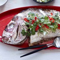 Oven-baked Snapper with Asian Flavours