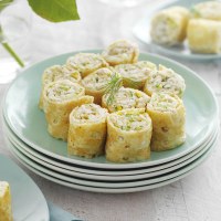 Chicken, Celery & Mayo Crepe Rolls