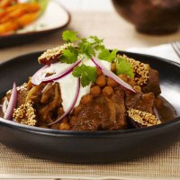 Saffron Lamb, Yoghurt and Date Tagine