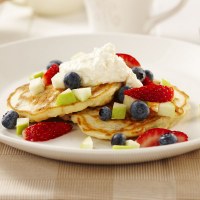 Apple, Lemon and Ricotta Pancakes