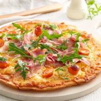 Prosciutto and Roasted Tomato Pizza