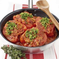 Braised Smoked Pork and Veal Capsicums