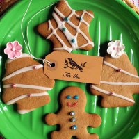 Gingerbread Biscuits with Honey Icing