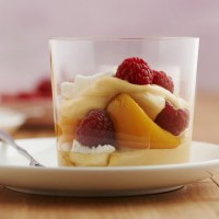 Peach and Raspberry Eton Mess