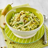 Pear and Pistachio Slaw