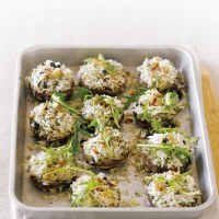 Lemon & Herb Pilaf Roasted Mushrooms