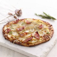 Potato, Rosemary and Speck Pizza