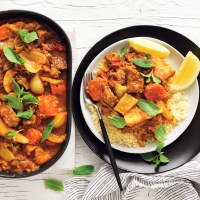 Slow-cooker Moroccan Parsnip and Lamb Casserole Slow-cooker Moroccan Parsnip and Lamb Casserole