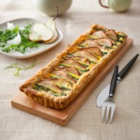 Pear and Asparagus Tart