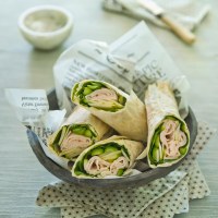 Pear and Smoked Chicken Wraps