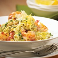 Pesto Prawn Linguine