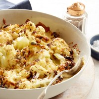 Roasted Cauliflower, Sage and Garlic Gratin