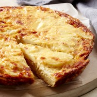 Potato, Mozzarella and Caramelised Onion Frittata
