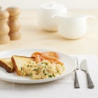 Scrambled Eggs With Smoked Salmon
