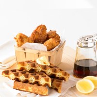 Southern Fried Chicken with Maple Syrup Waffle