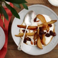 Roasted Honey Pears with Yoghurt