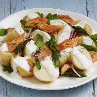 Potato and Salmon Salad with Dill Dressing