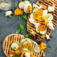 Summer Barbecue Yoghurt Flatbreads