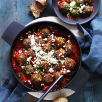 Ricotta and Mushroom Meatballs with Tomato Sauce