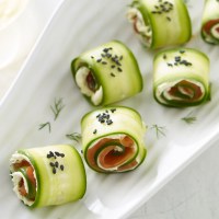 Cucumber Salmon Rolls