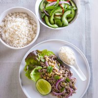 Turkey Larb with Fresh Asian Salad