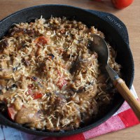 Mushroom and Barley Bake