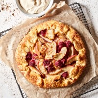 Golden Crostata with Winter Fruits