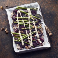 Roasted Beetroot and Asparagus Salad