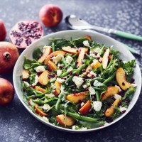 Rocket, Spinach and Nectarine Salad