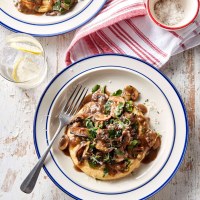 Mushroom Ragu with Creamy Polenta