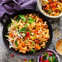 Chicken and Prawn Pad Thai