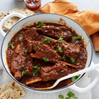 Slow Cooked Rogan Josh Beef Short Ribs