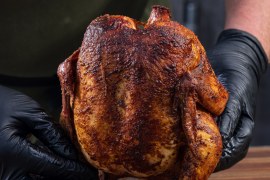 BBQ Beer Can Chicken with Kansas spices