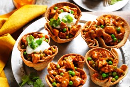 Butter Chicken Roti Bowls