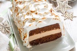 Christmas Gingerbread Bombe Alaska