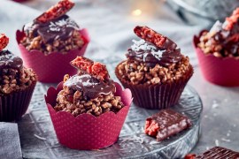 Cherry Ripe Chocolate Crackles