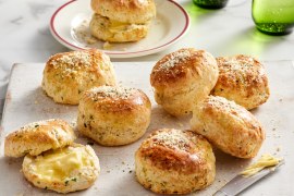 Air Fryer Garlic & Herb Parmesan Scones