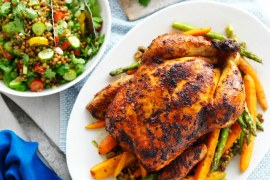 Harissa Roast Chicken with Tahini Yoghurt