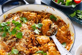 Indian Chicken Curry and Rice Casserole