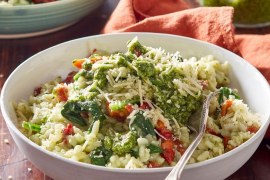 Parmesan Pesto Risotto