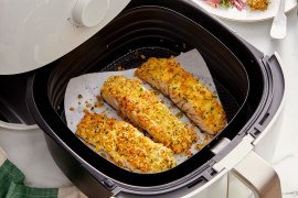 Air Fryer Parmesan Crusted Fish Fillet