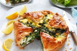 Spinach, Cheese and Egg Pie