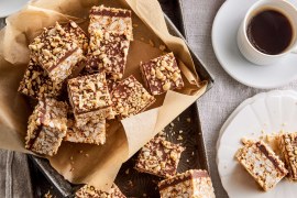 Peanut Crackle Bars