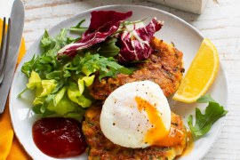 Cheesy Corn and Zucchini Fritters