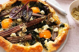 Za’atar Egg and Rainbow Chard Galette