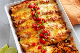 Butter Chicken Enchiladas