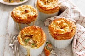 Chicken and Vegetable Pot Pies