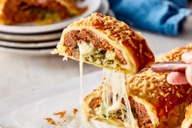 Family Sausage Roll with Mozzarella