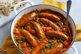 Slow Cooked Butter Chicken Sausages